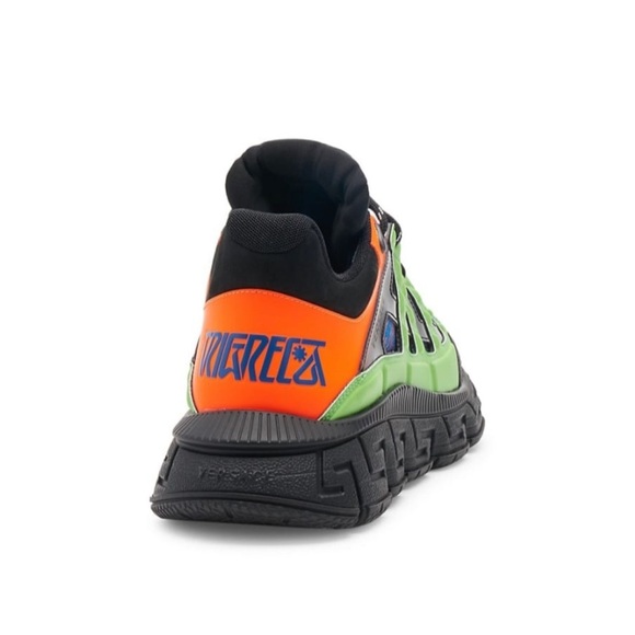Versace - Trigreca Monogram Sneaker 42 (9) Green Multi - Picture 3 of 13